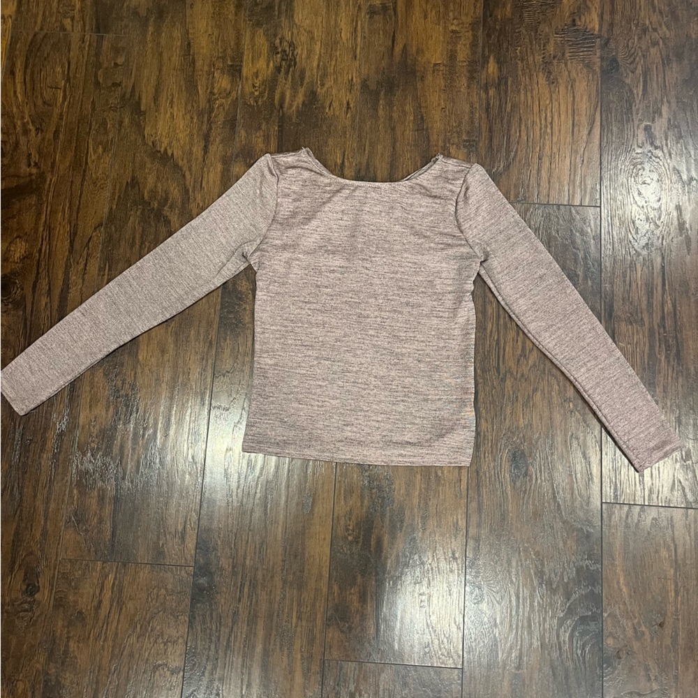 Charlotte Russe Heathered Knit Top